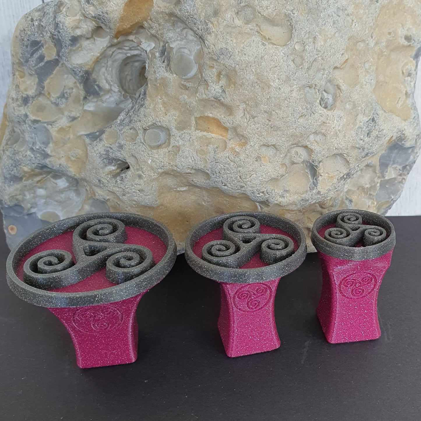 Stempelset Triskele Kreis ( 3er Set )