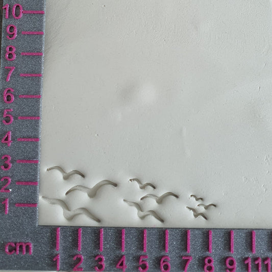 Set de 3 tampons mouettes