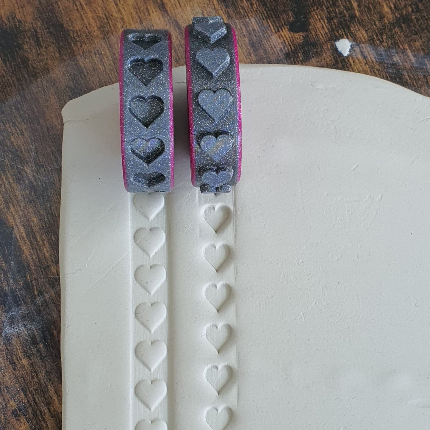 Motivrolle V2 - Herz / Herzen Quer 15 mm