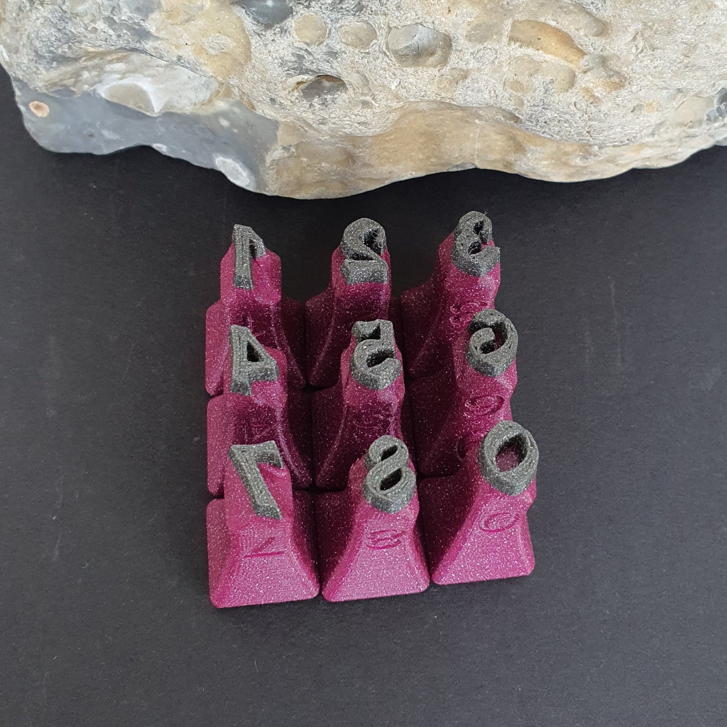 Tonstempel - Set Mittelalterliche Buchstaben