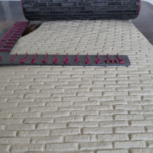 Strukturrolle Ziegelstein / Mauer