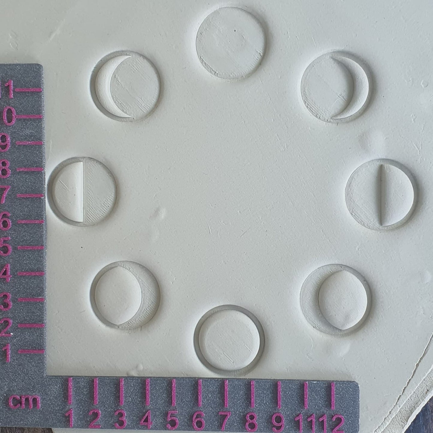 Stempelplatte Mondphasen