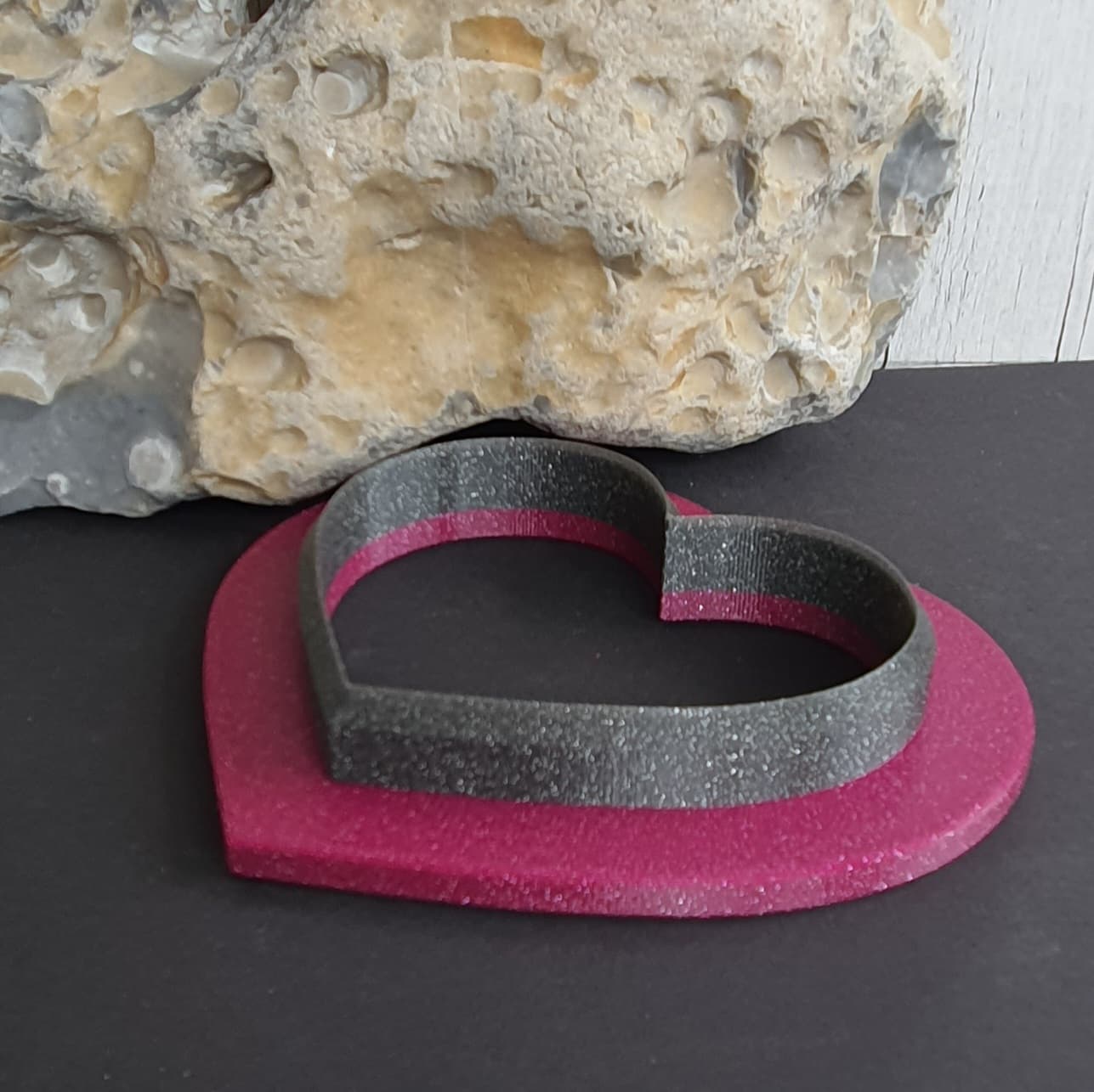 Ausstecher Herz symmetrisch