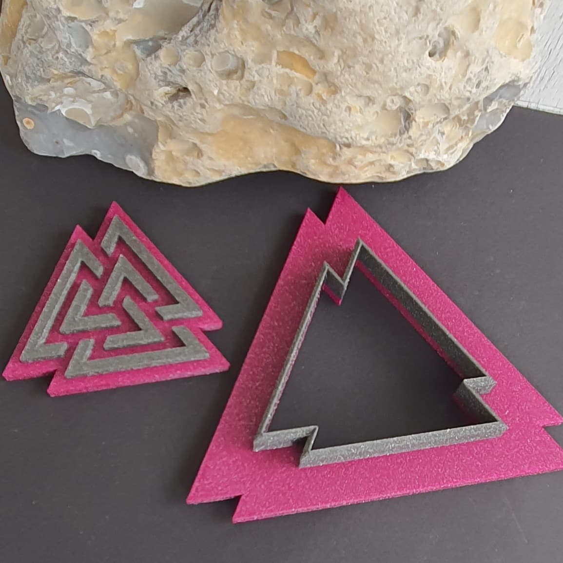 Ausstecher Valknut / Odinsknoten