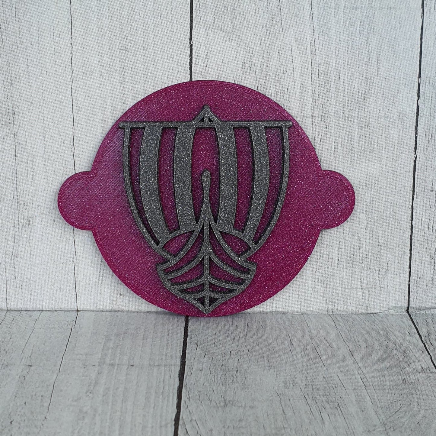 Stempelplatte Wikingerschiff