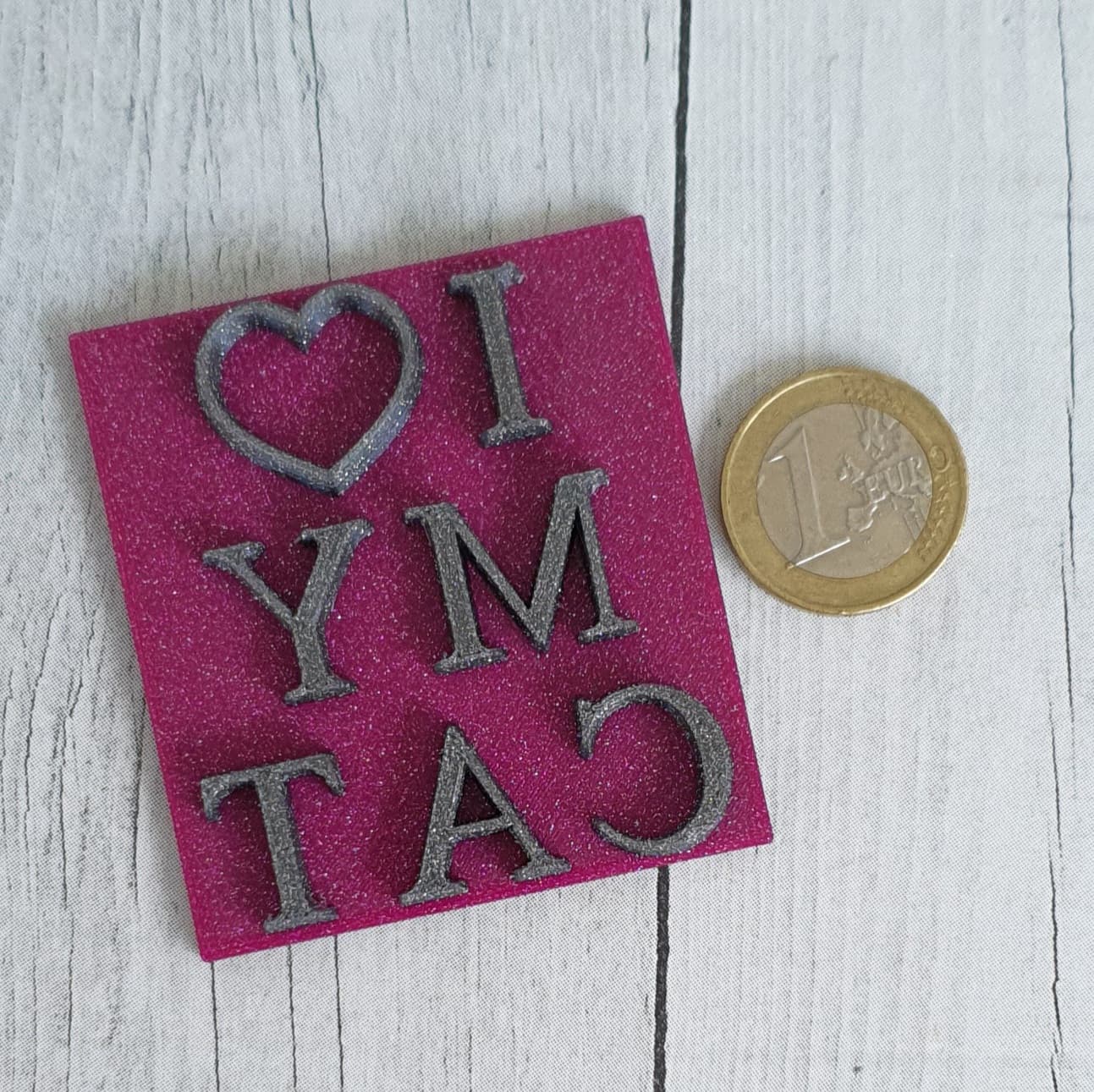 Stempelplatte - I love my cat