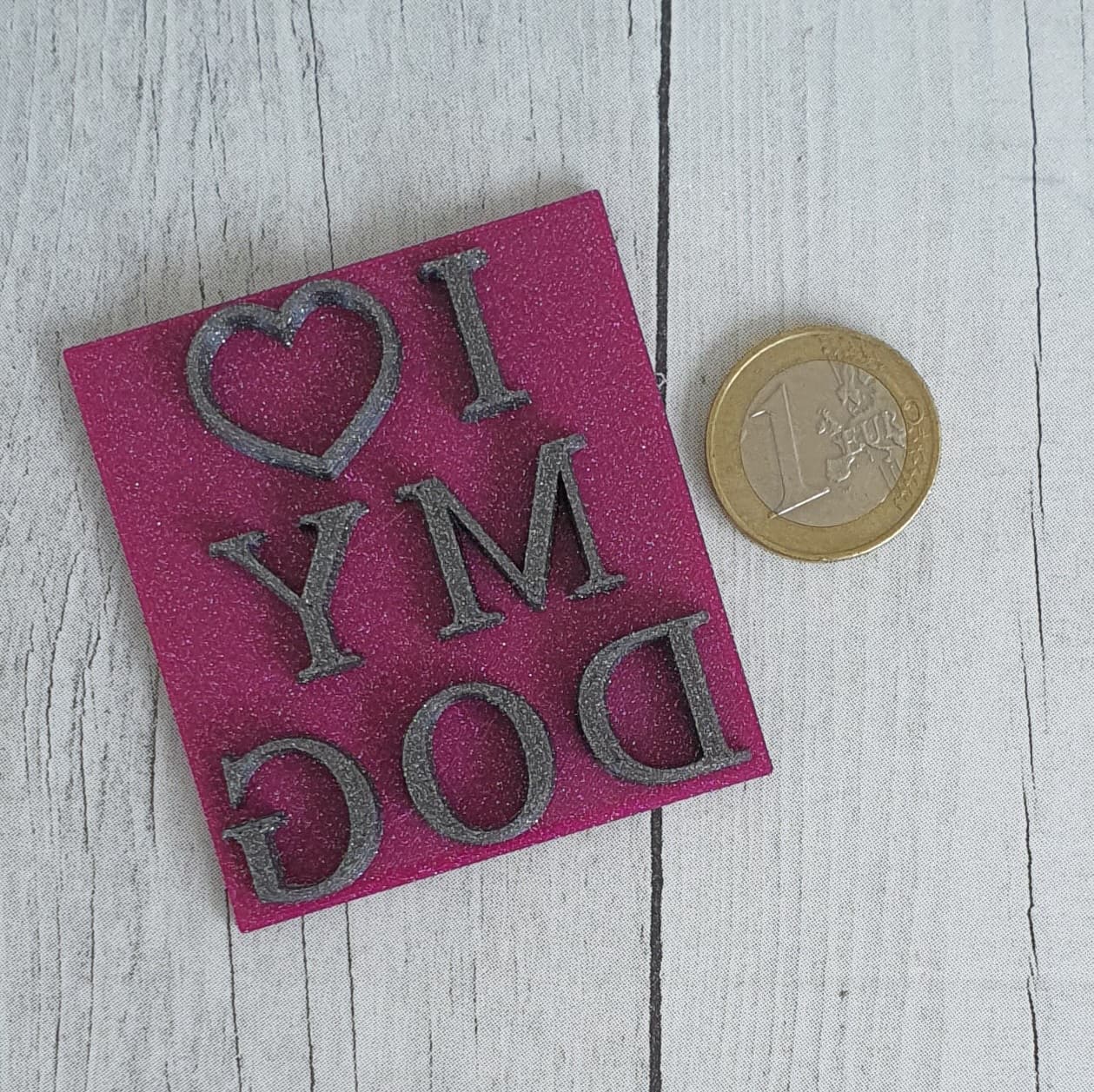 Stempelplatte - I love my dog