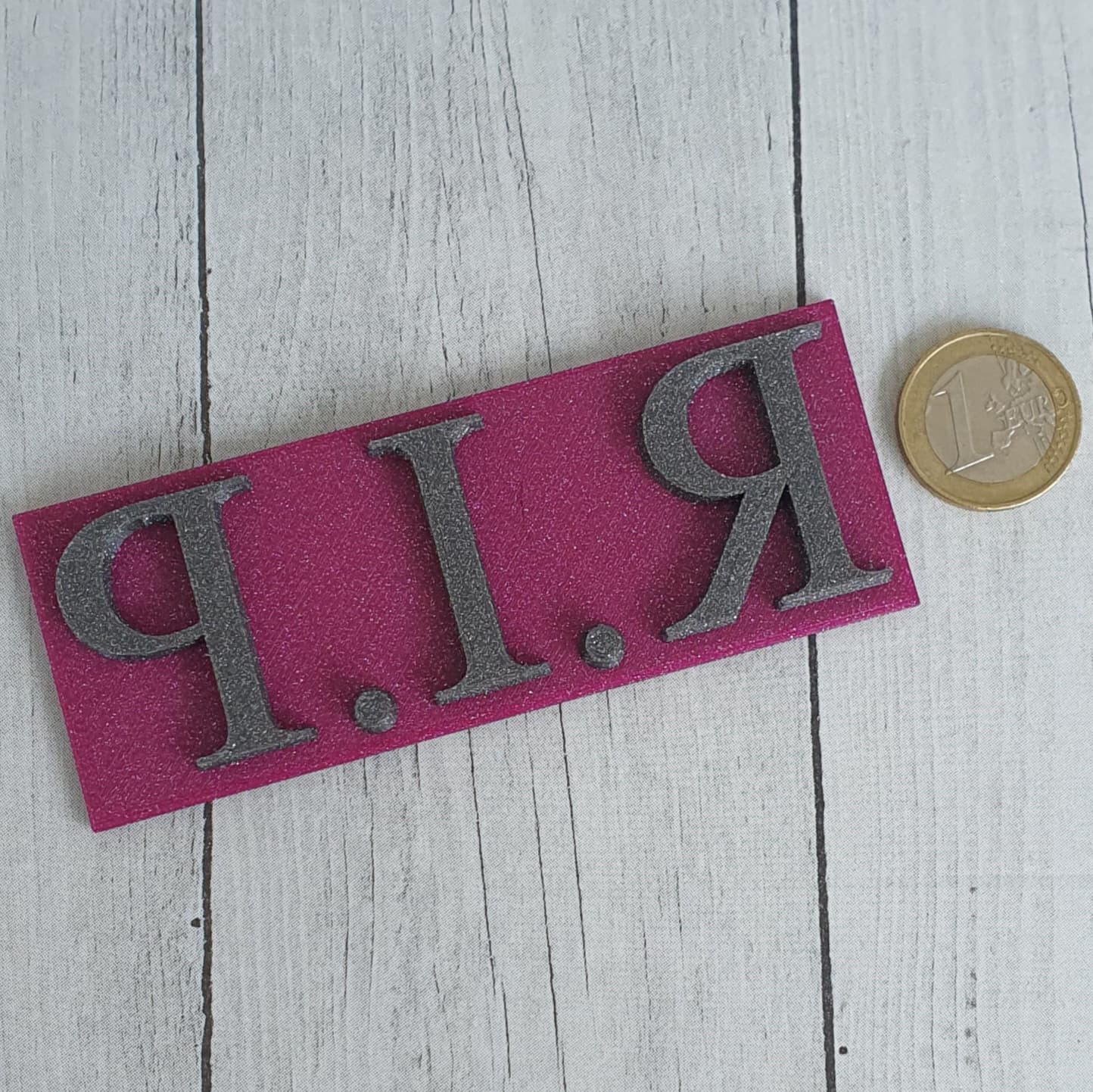 Stempelplatte - R.I.P Rest in peace