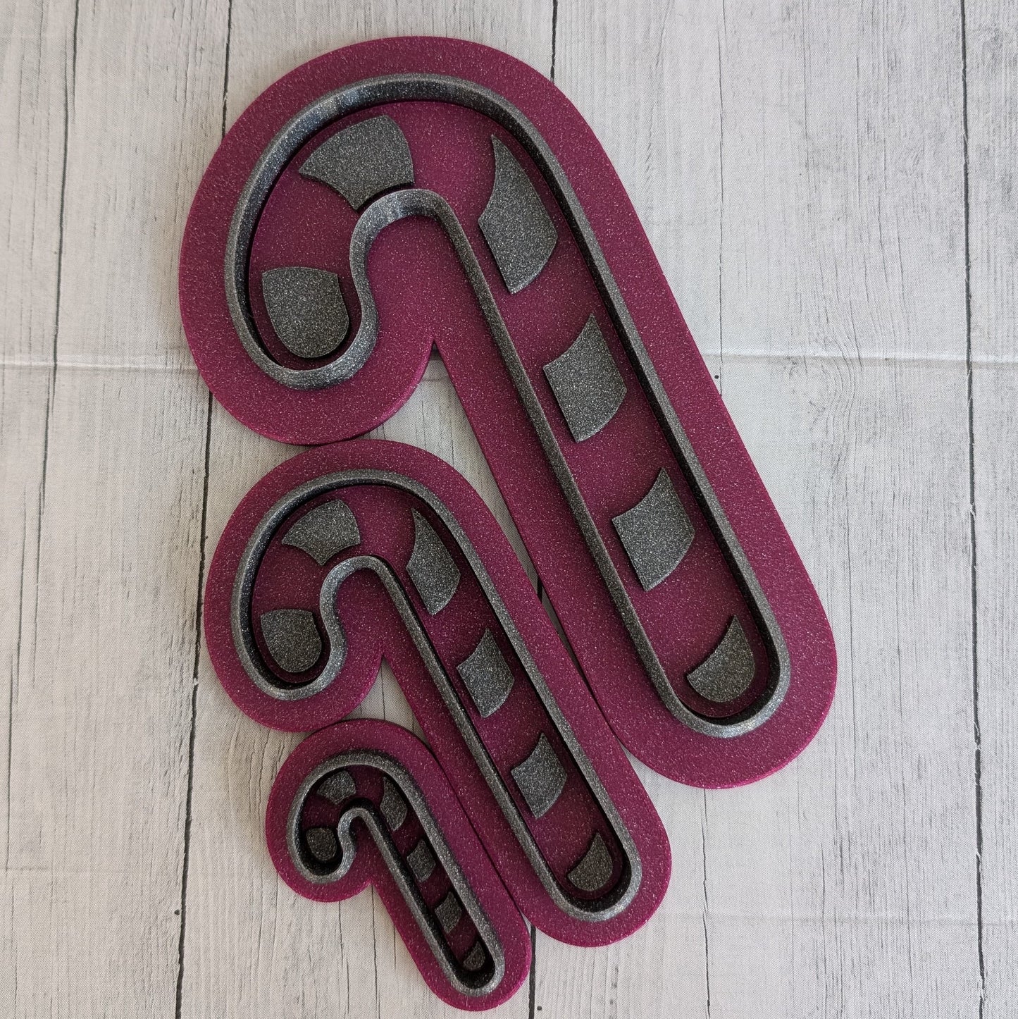 Ausstecher mit Stempel - Zuckerstange