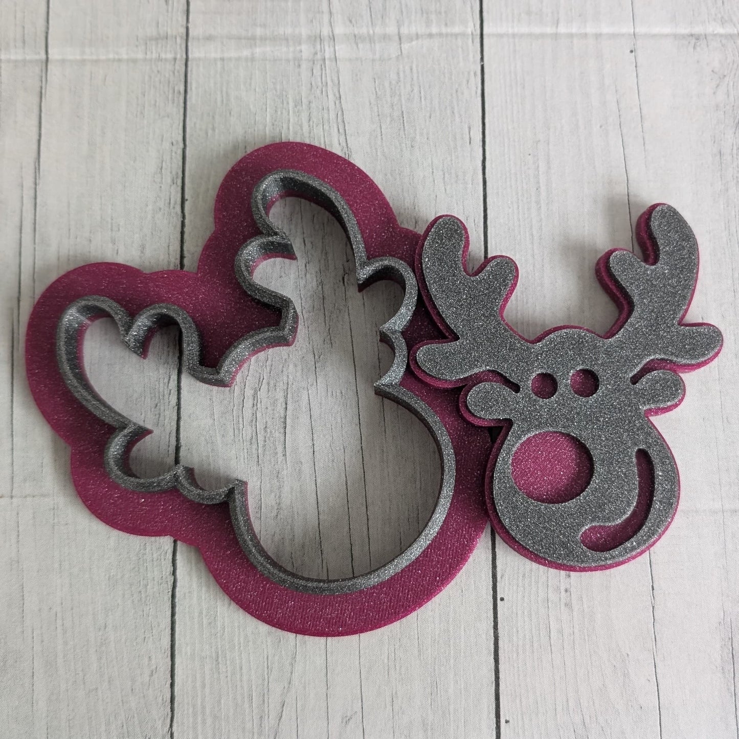 Ausstecher mit Stempel - Elchkopf