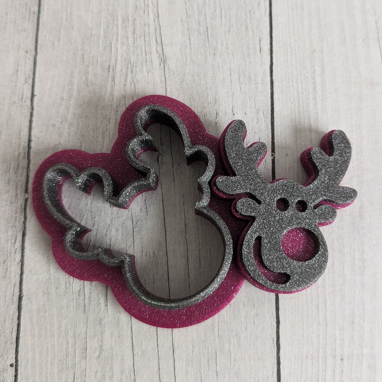 Ausstecher mit Stempel - Elchkopf