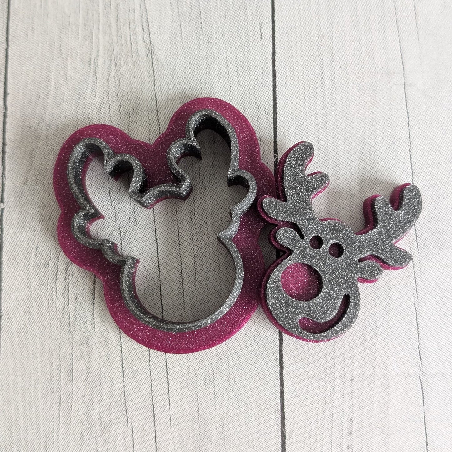 Ausstecher mit Stempel - Elchkopf