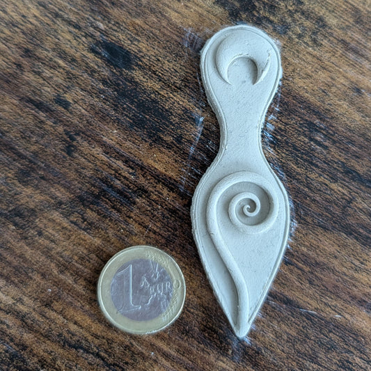 Emporte-pièce avec tampon - Déesse spirale