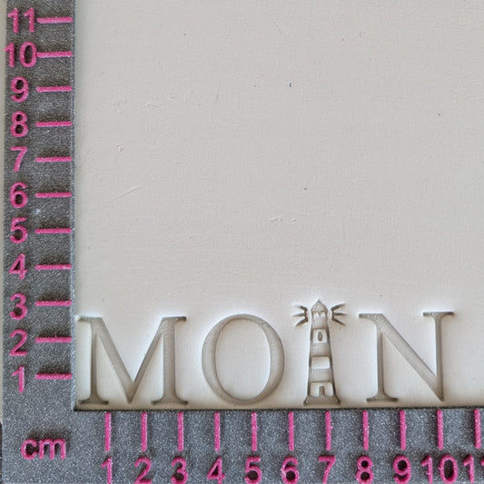 Plaque de timbre - Ahoy / Ancre