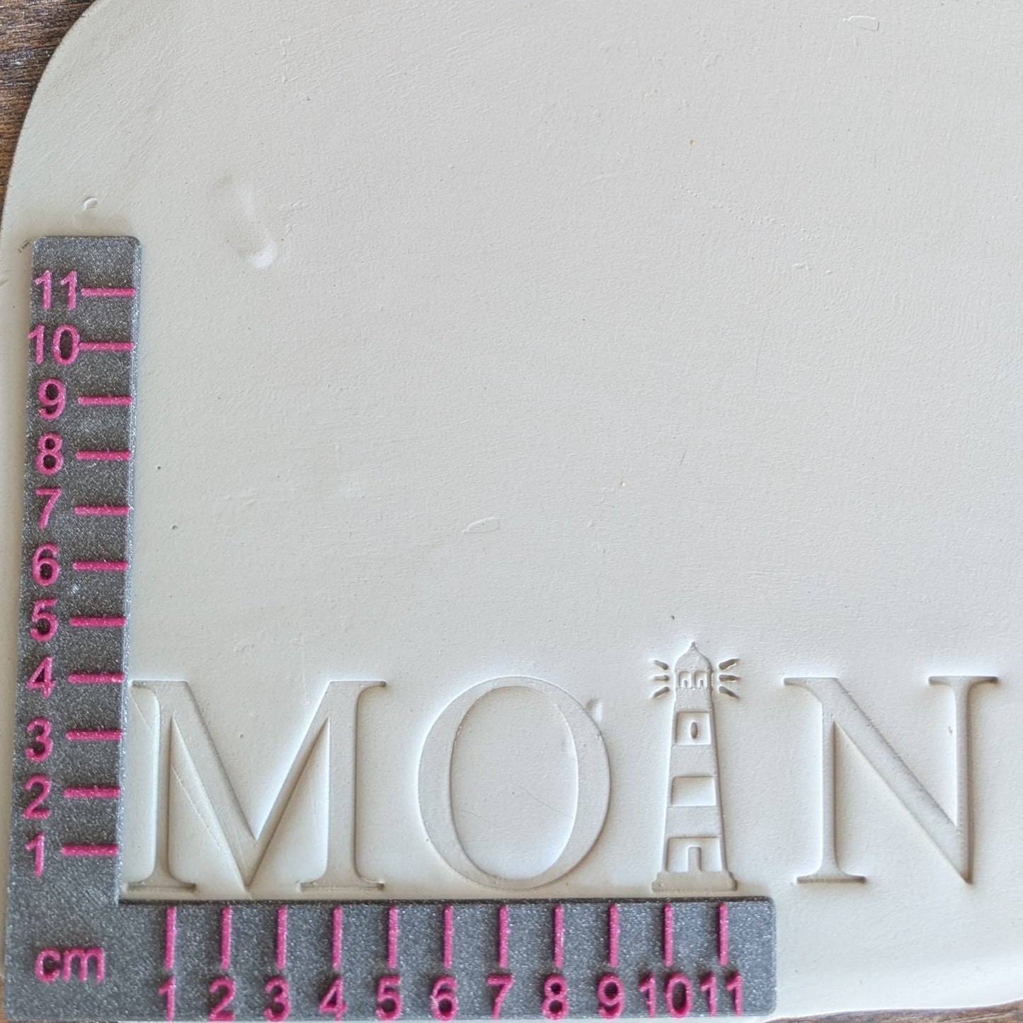 Stempelplatte - Moin / Leuchtturm