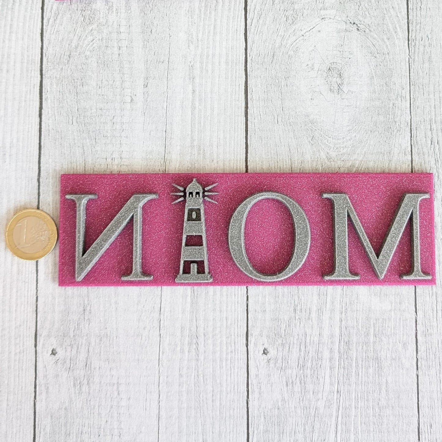 Stempelplatte - Moin / Leuchtturm