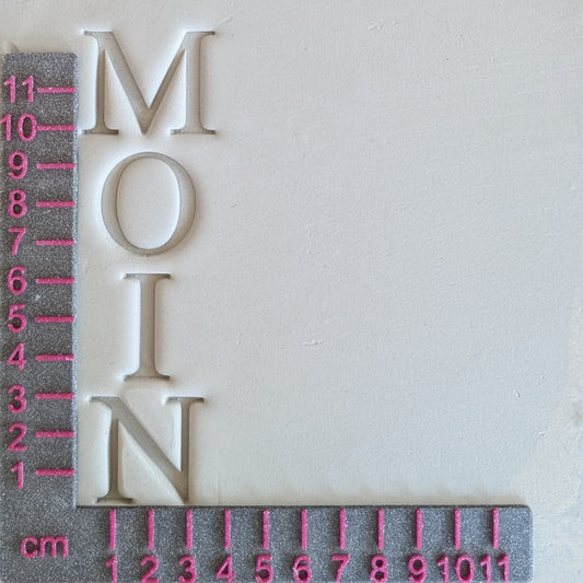 Plaque à tampons - Bonjour