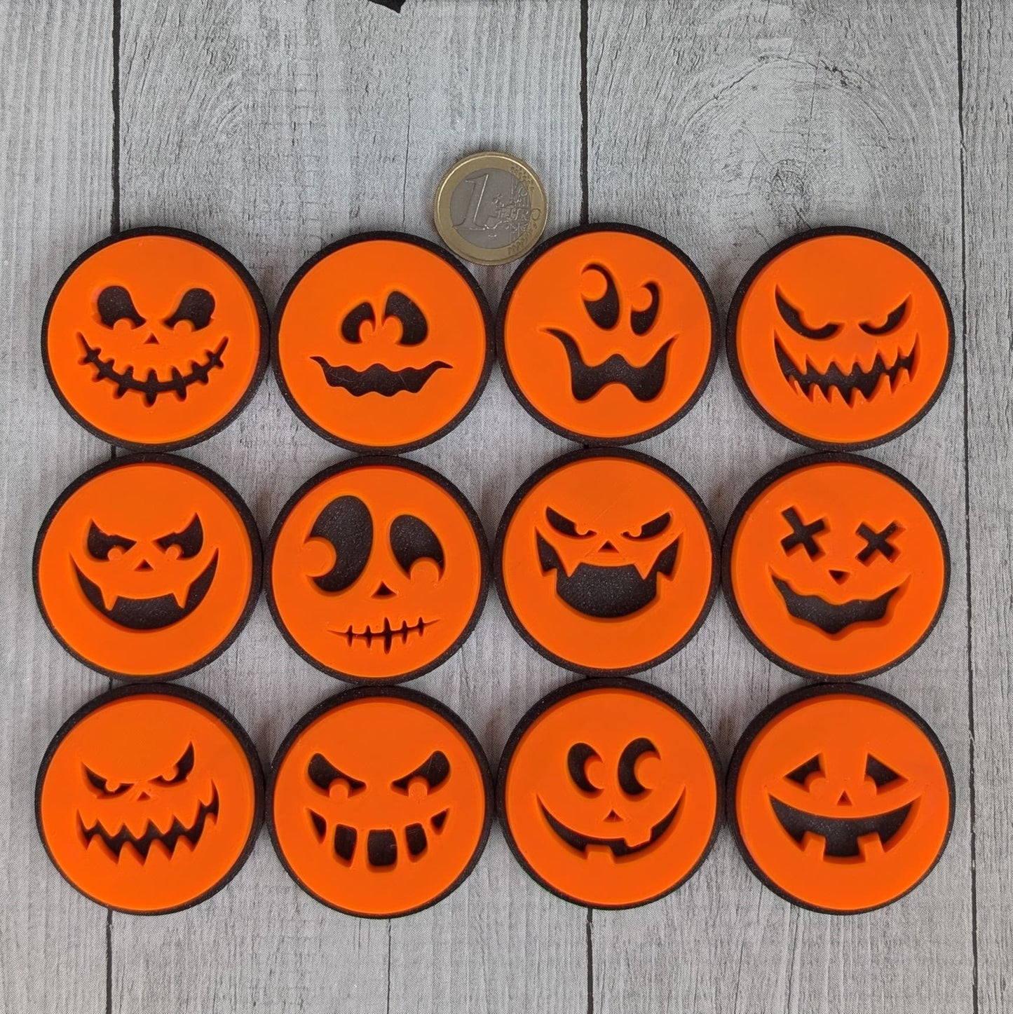 Stempelplatten Set Halloween Fratze
