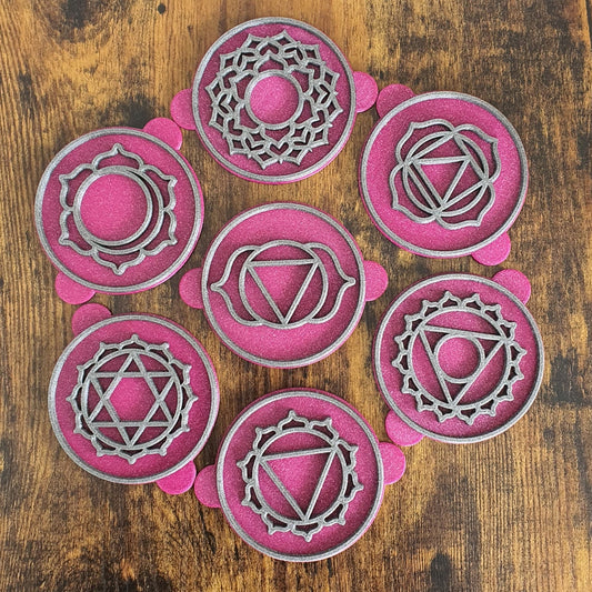 Stamp set 7 chakras