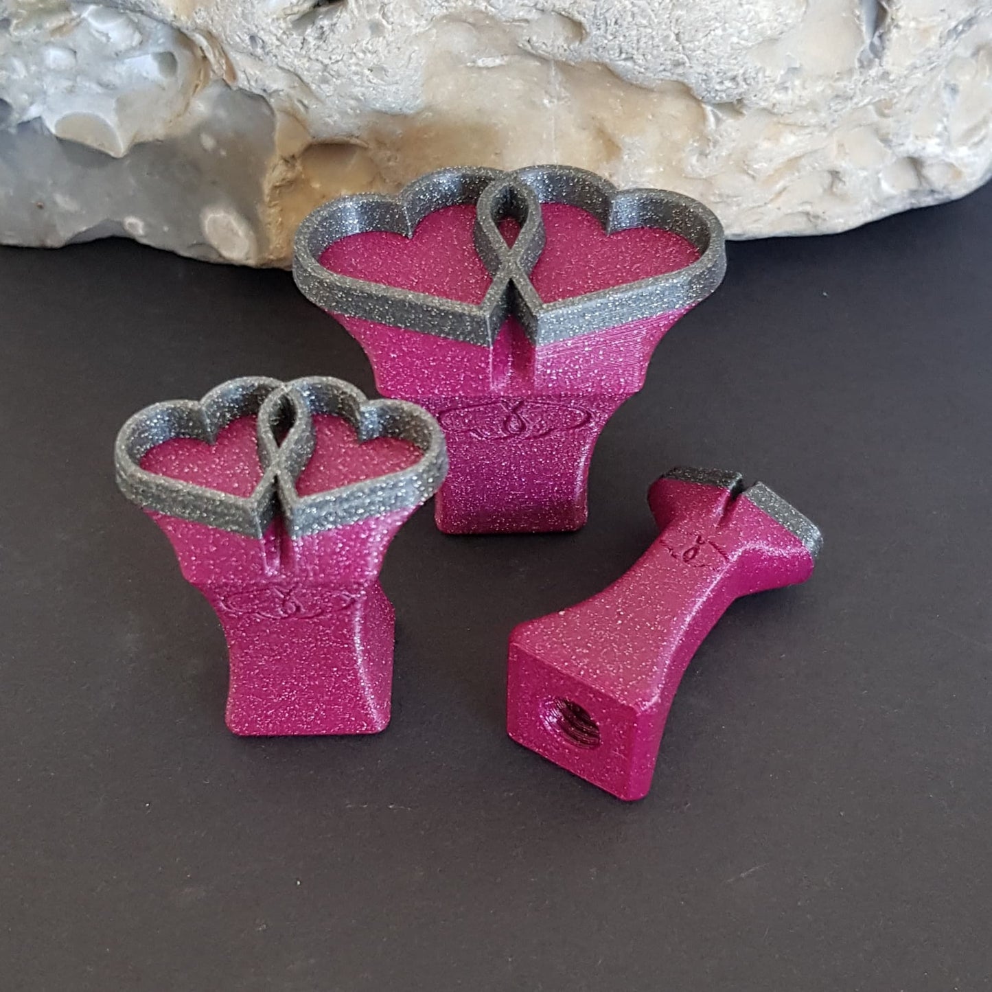 Stempelset Doppelherz 3er Set