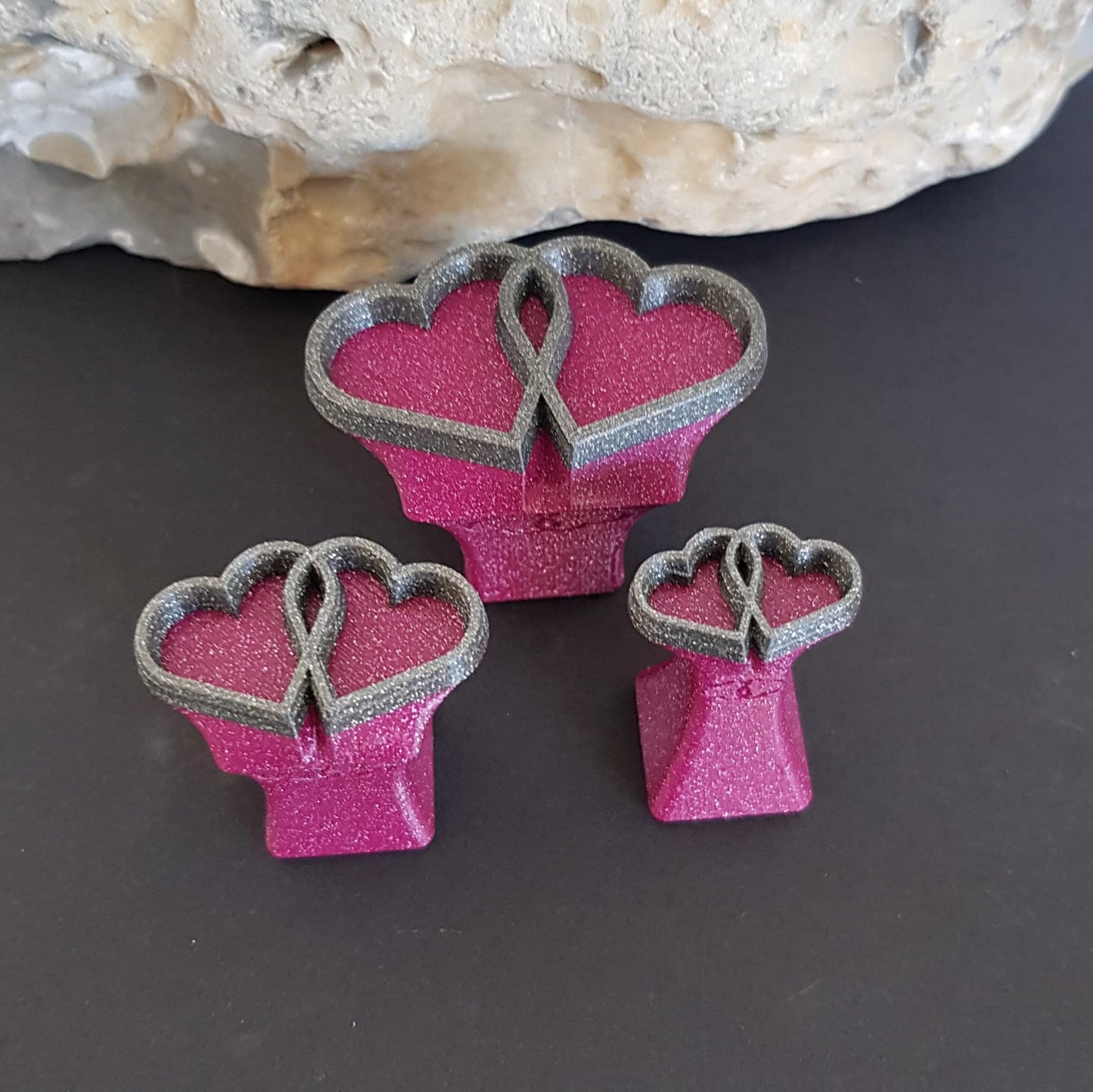 Stempelset Doppelherz 3er Set