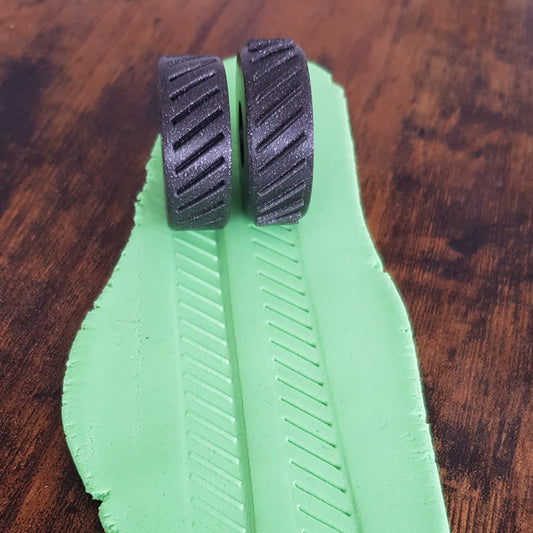 Rouleaux à motifs ondulés 15mm (set)