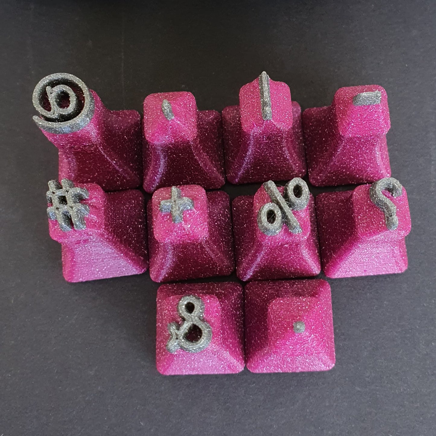 Tonstempel - Set Buchstaben / Zahlen