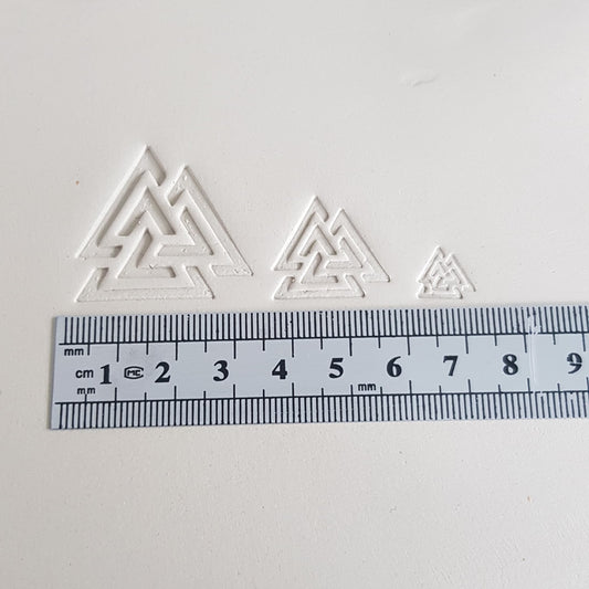 Ensemble de tampons Valknut Wotans Knot (Ensemble de 3)