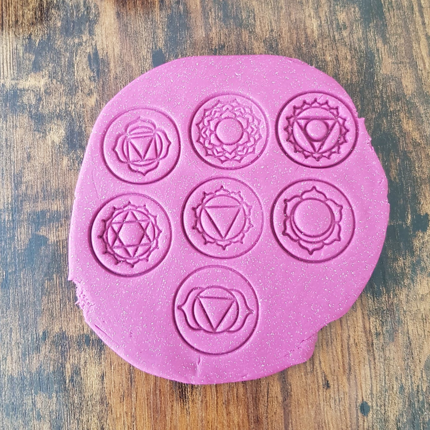 Stempel Set 7 Chakren