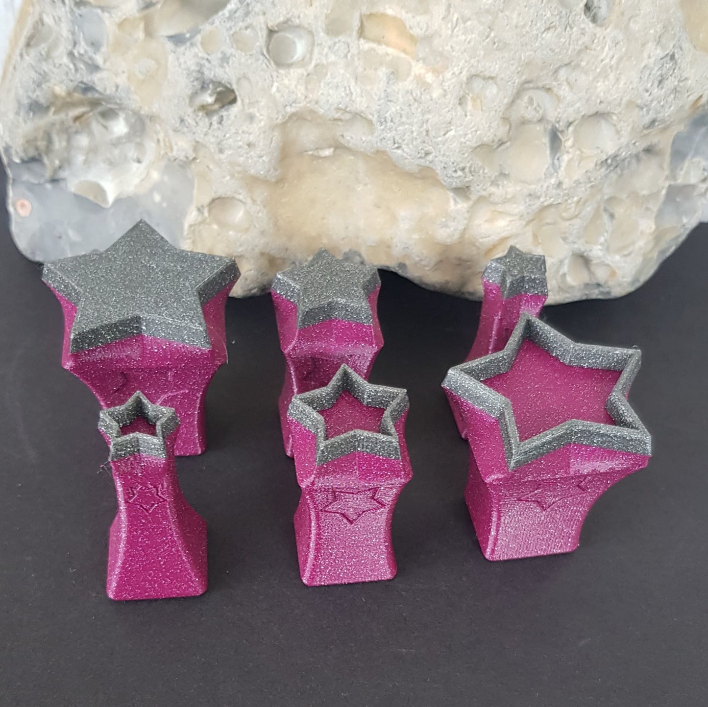 Stempelset Sterne 3 ( 6er Set )