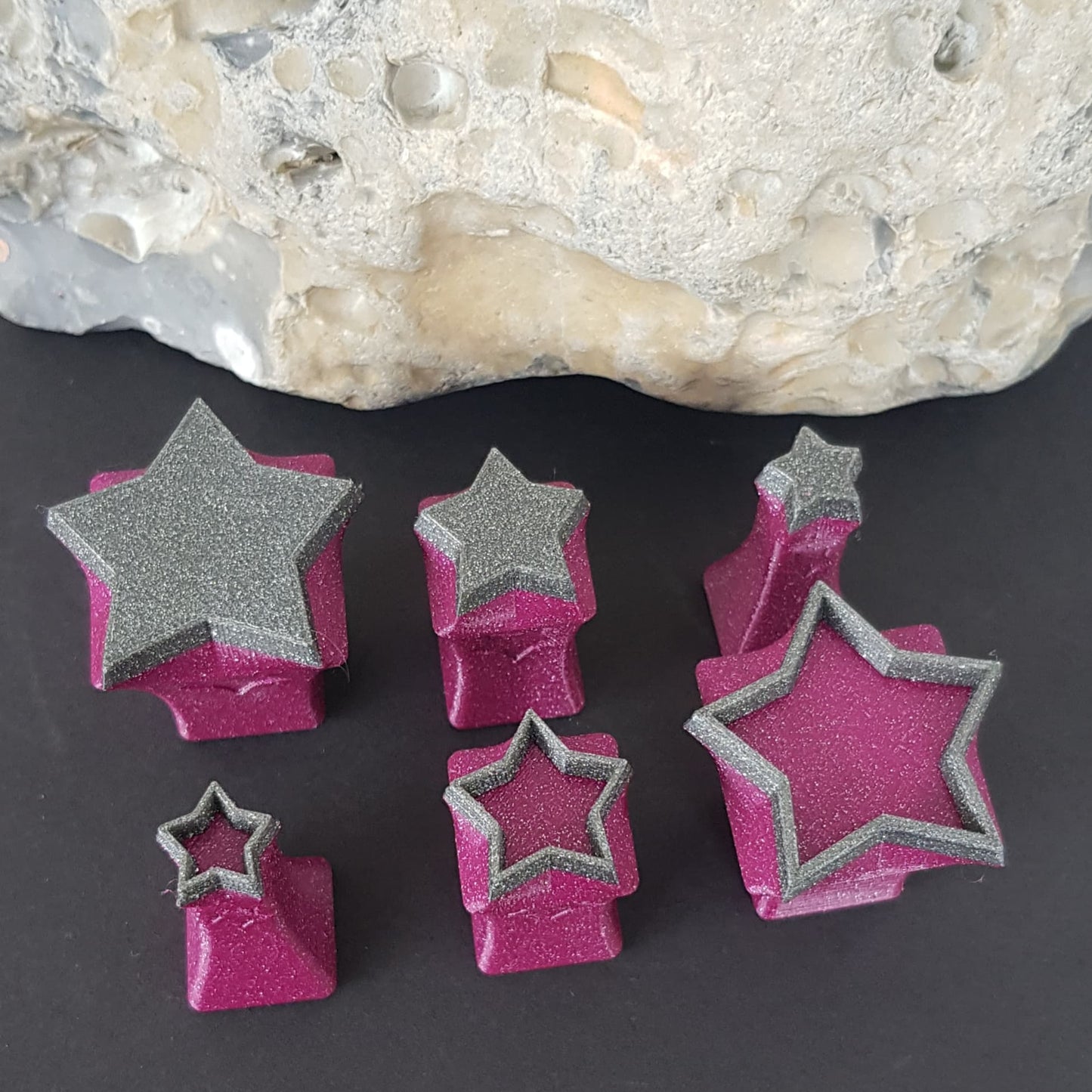 Stempelset Sterne 3 ( 6er Set )