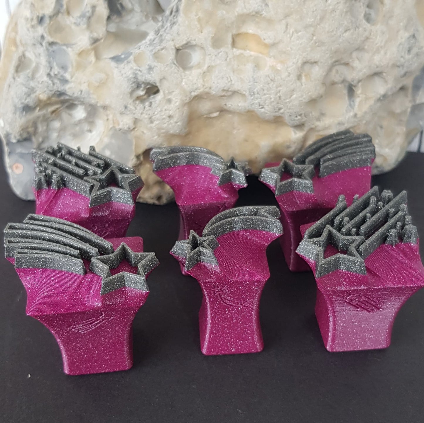 Stempelset Sternschnuppen ( 6er Set )