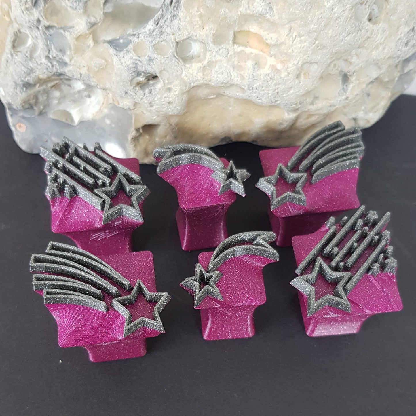 Stempelset Sternschnuppen ( 6er Set )