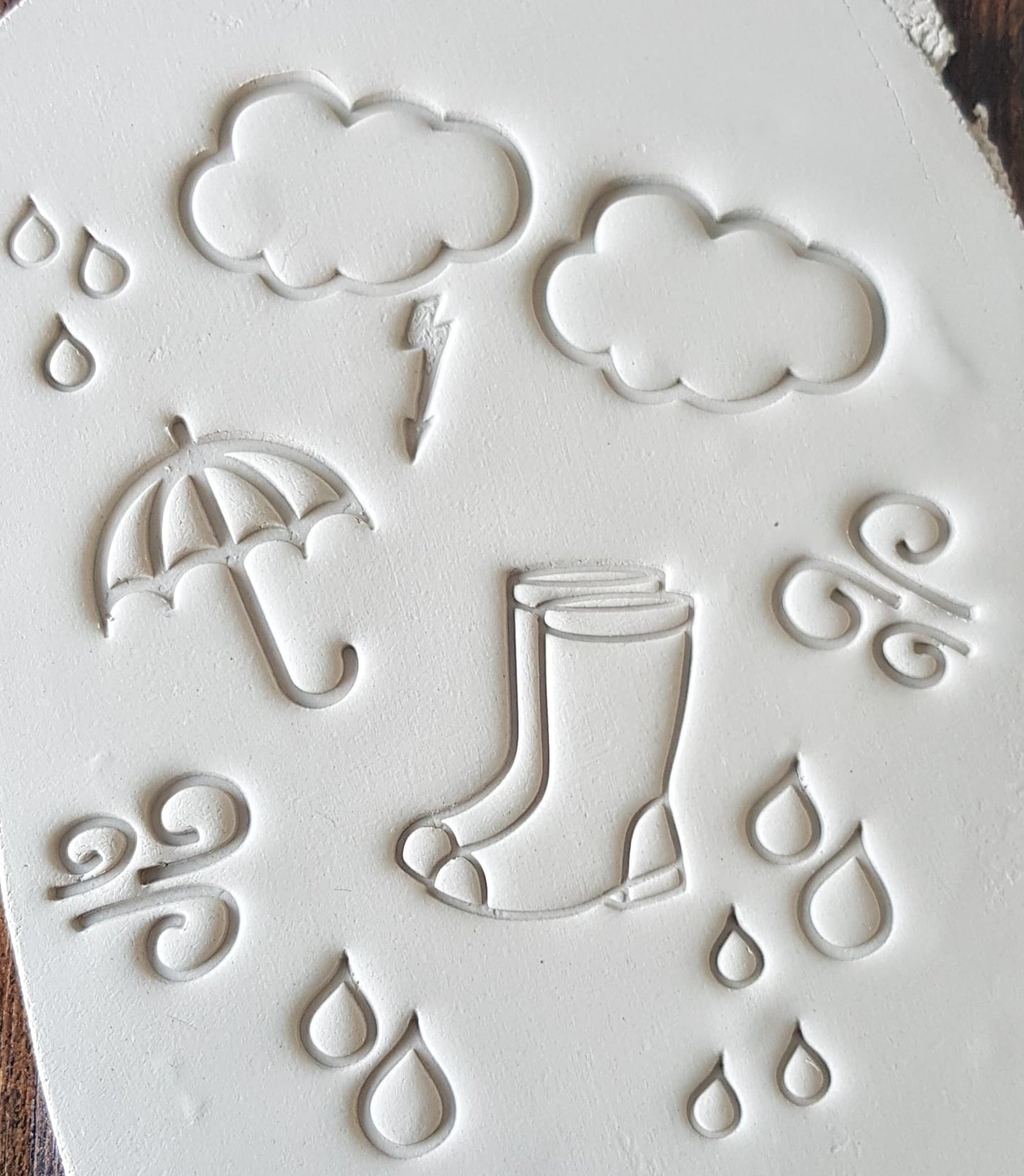 Stempelset Schmuddelwetter (7er Set )