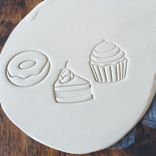 Calorie Bomb Stamp Set (Set of 3)