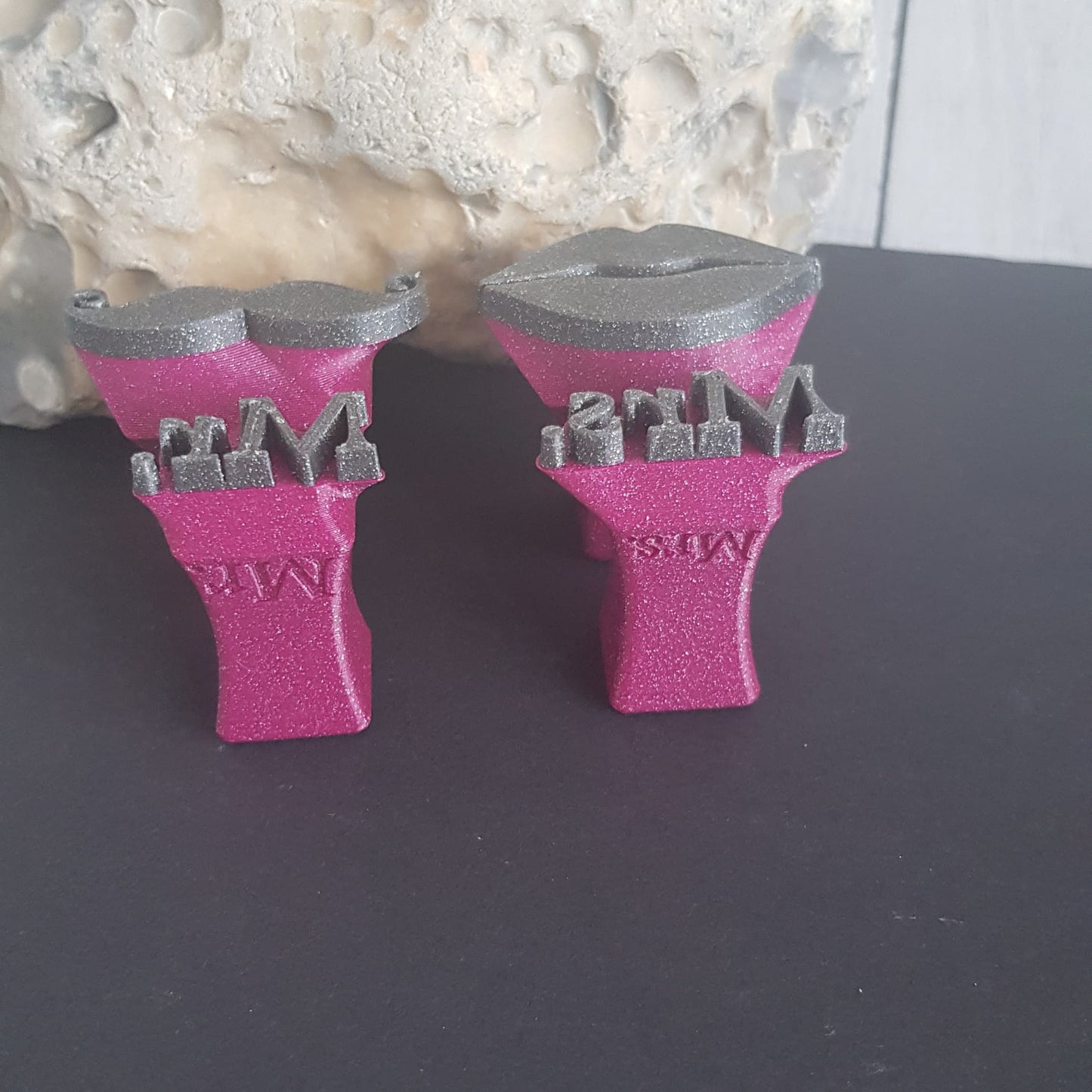 Stempelset Hochzeit Mr. & Mrs. 4er Set