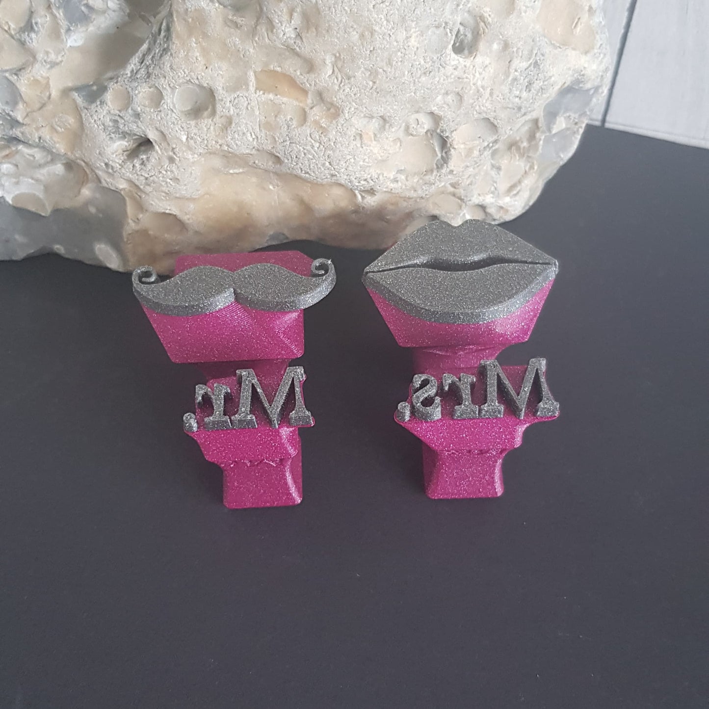 Stempelset Hochzeit Mr. & Mrs. 4er Set