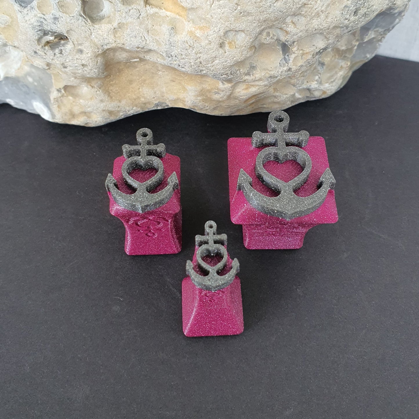 Stempelset 3er Anker Glaube Liebe Hoffnung