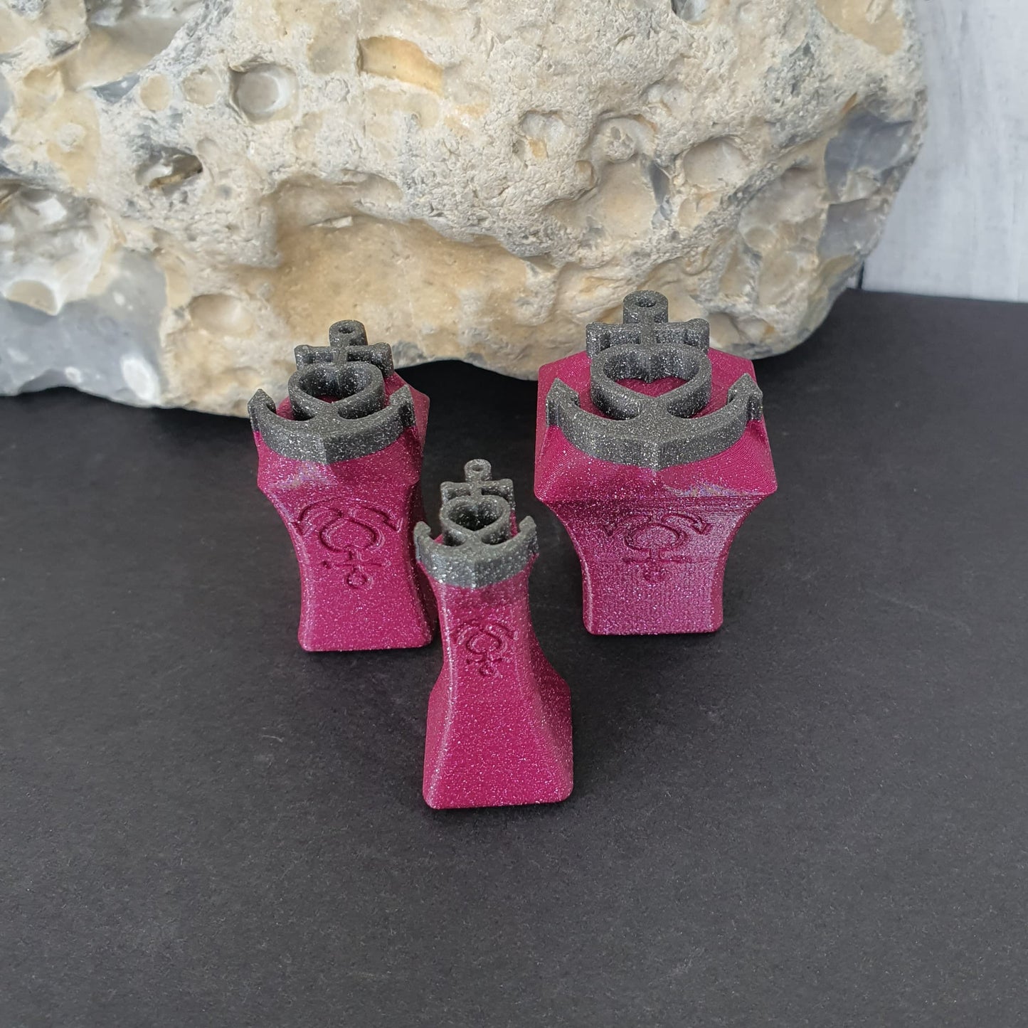 Stempelset 3er Anker Glaube Liebe Hoffnung