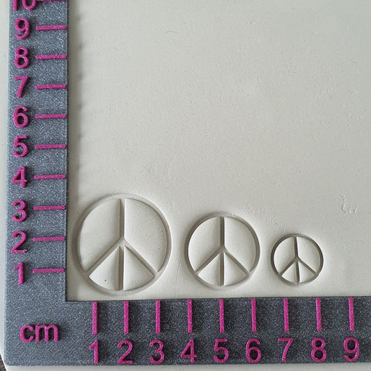 Stamp set of 3 Peace