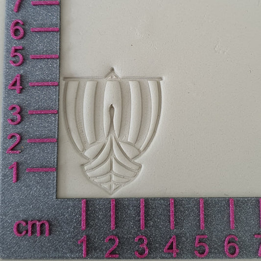 Timbre bateau viking