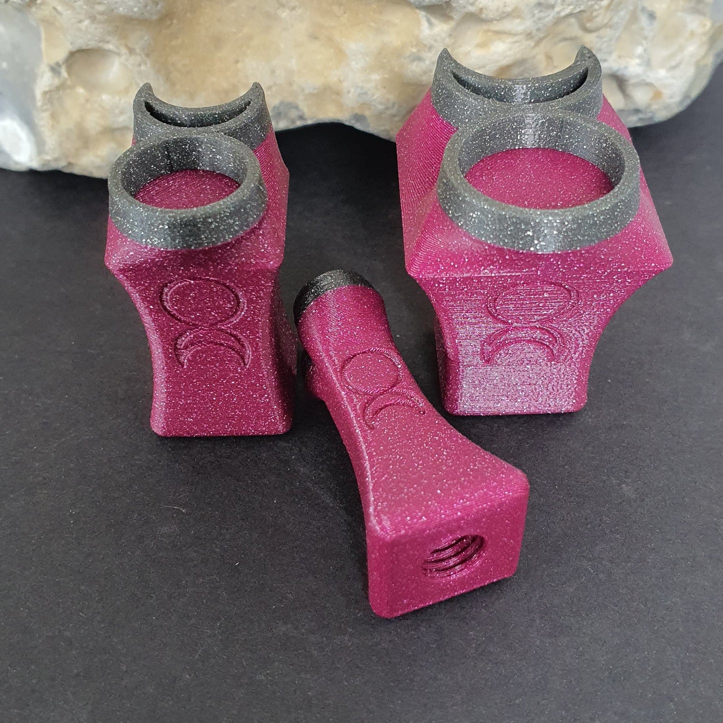 Stempelset 3er Gehörnter Gott