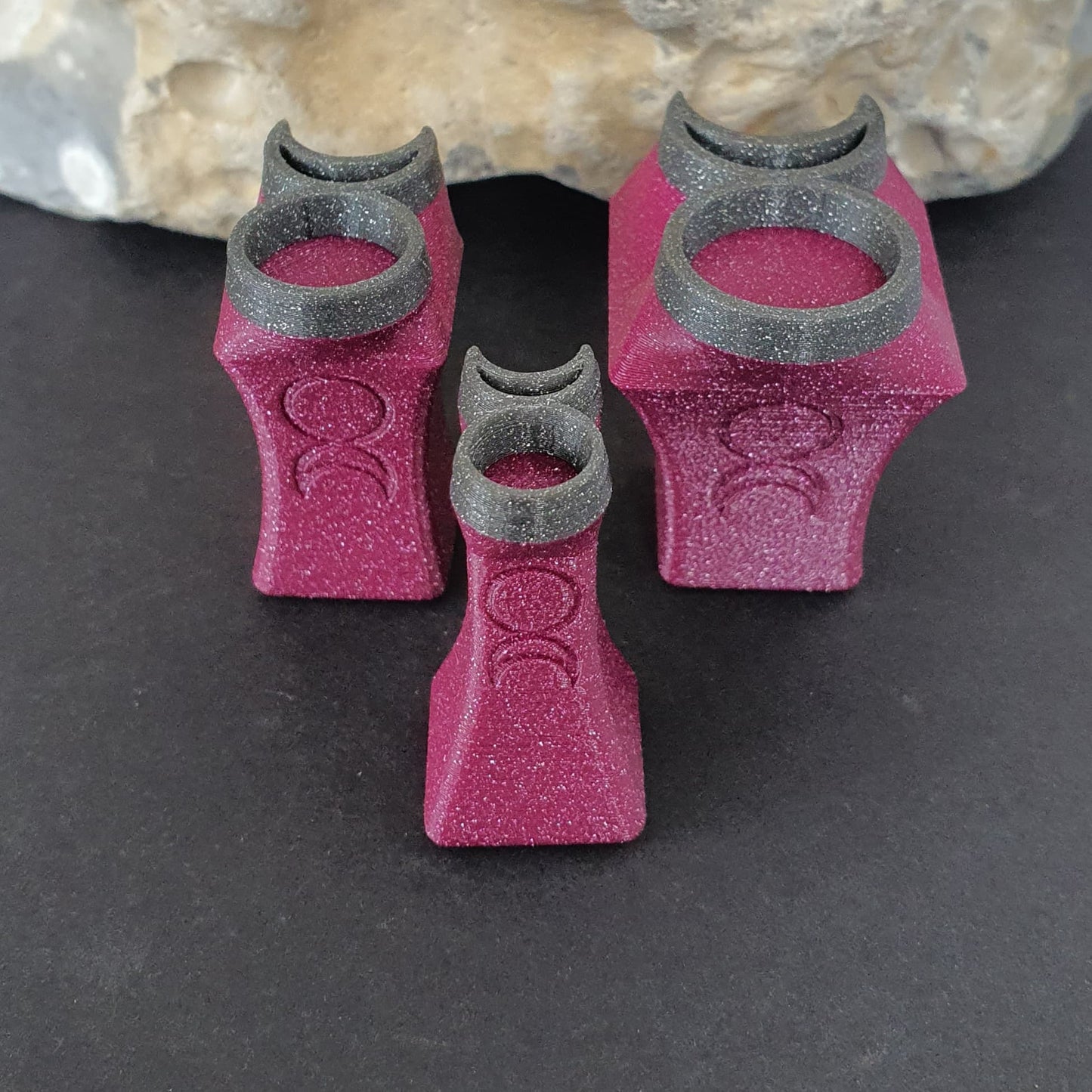 Stempelset 3er Gehörnter Gott