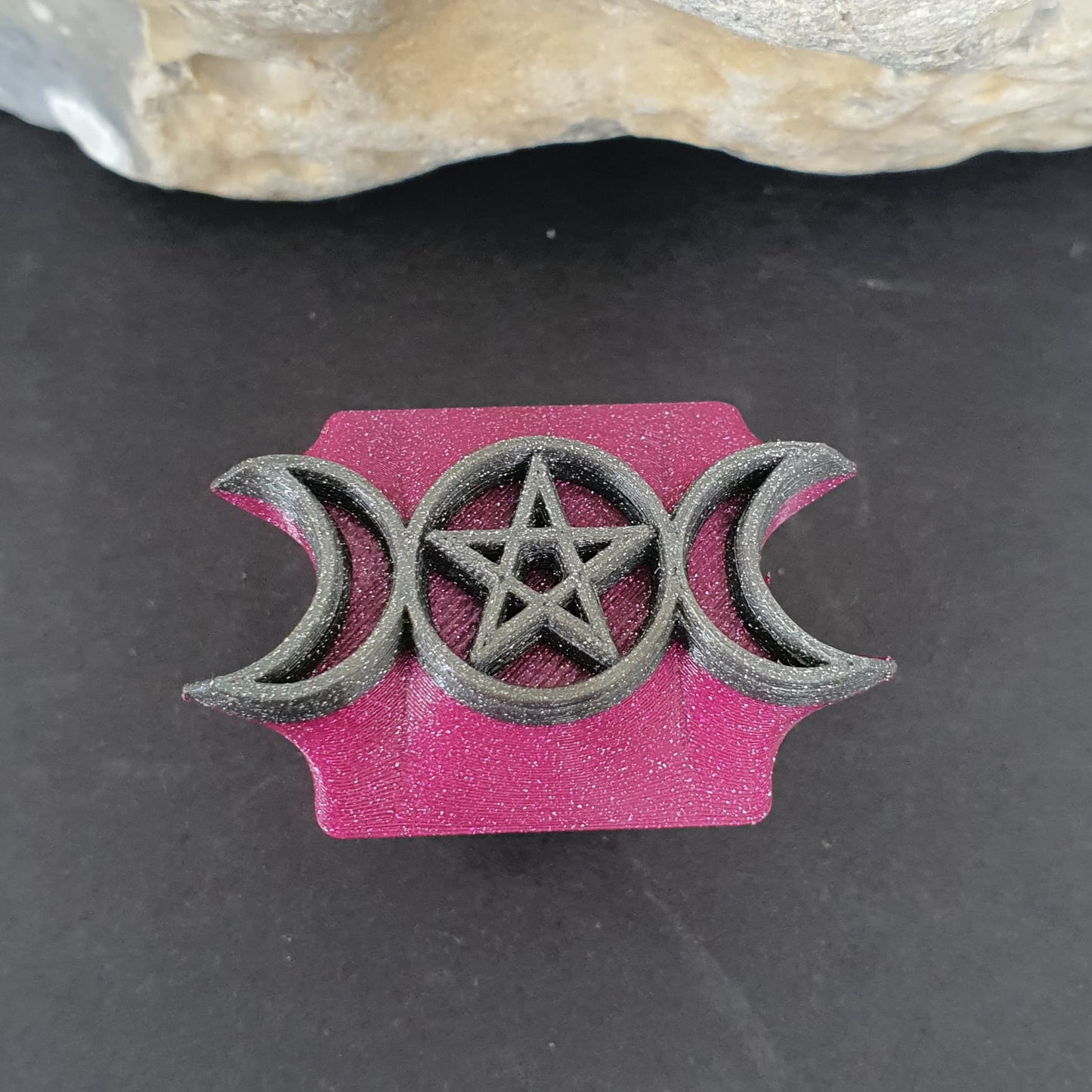 Stempel Dreifaltige Göttin mit Pentagramm