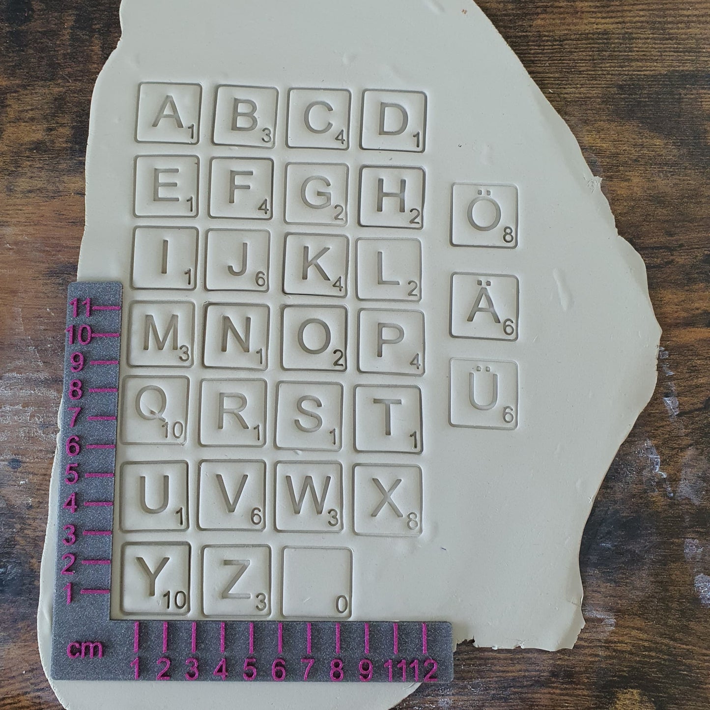 Stempelset Wort - Spiel Alphabet