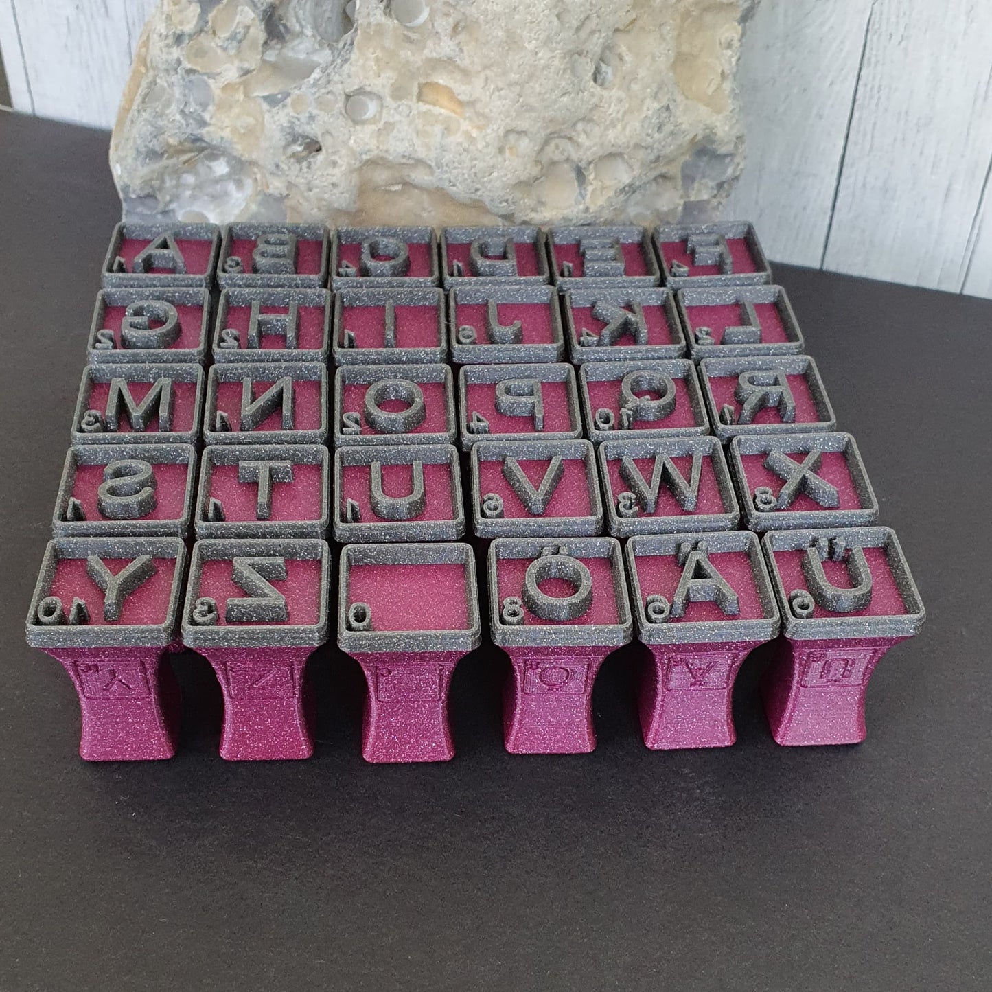 Stempelset Wort - Spiel Alphabet