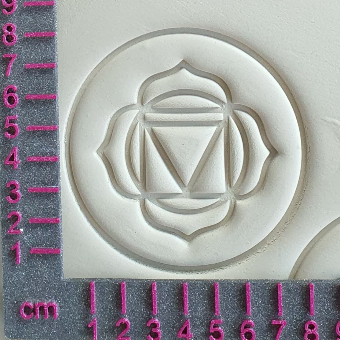 Stempelplatten 7 Chakren / Chakras / Chakra