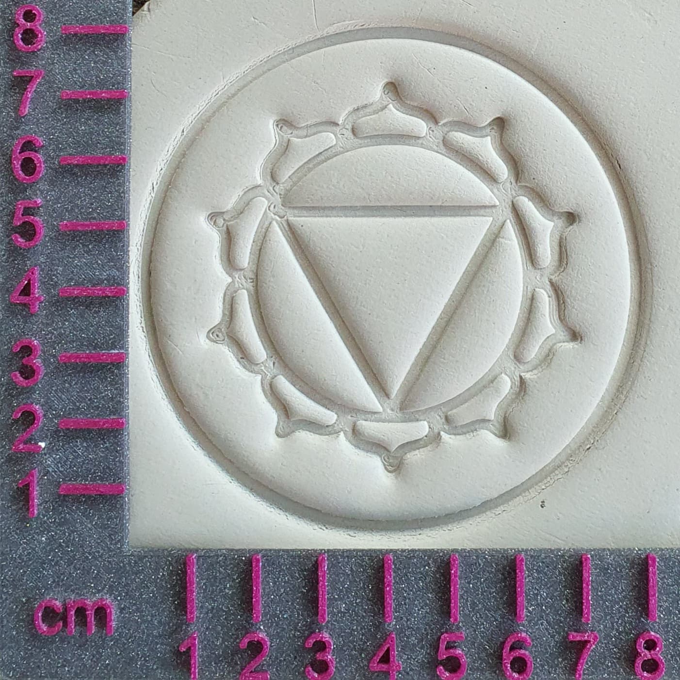 Stempelplatten 7 Chakren / Chakras / Chakra