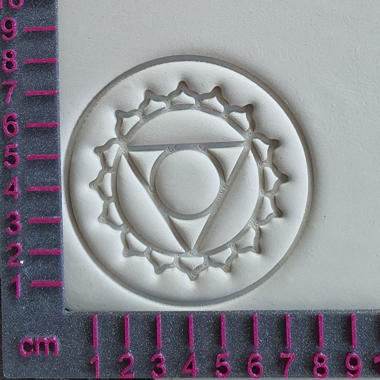 Stempelplatten 7 Chakren / Chakras / Chakra