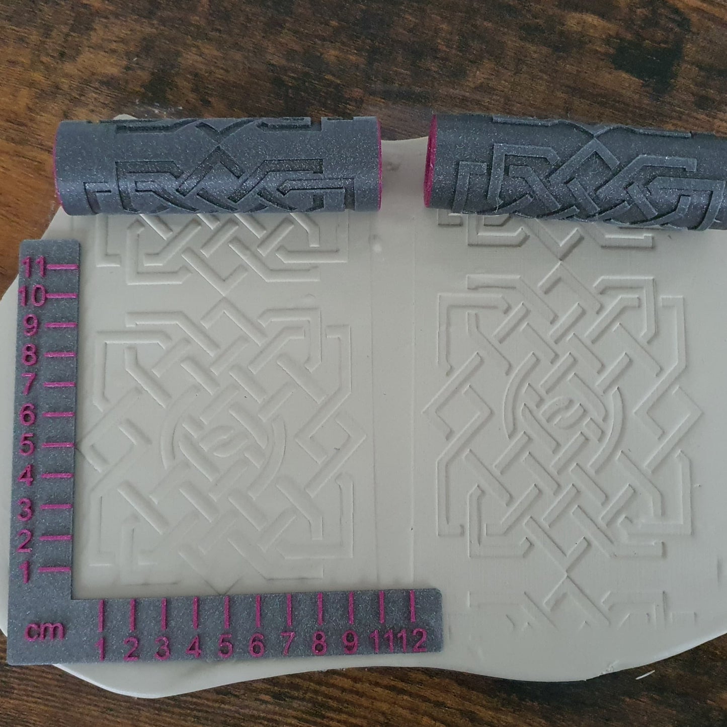 Prägerollen ( Set - Positiv & Negativ ) Keltische Motive #4